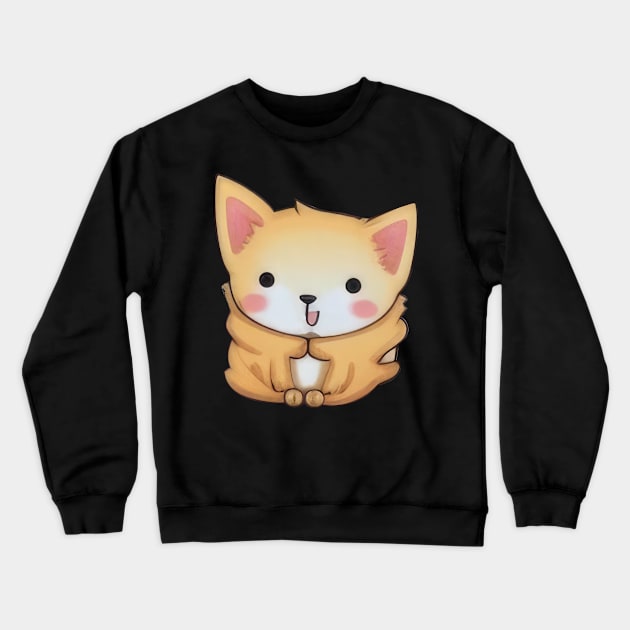 Stylized Dog Crewneck Sweatshirt by Sheptylevskyi